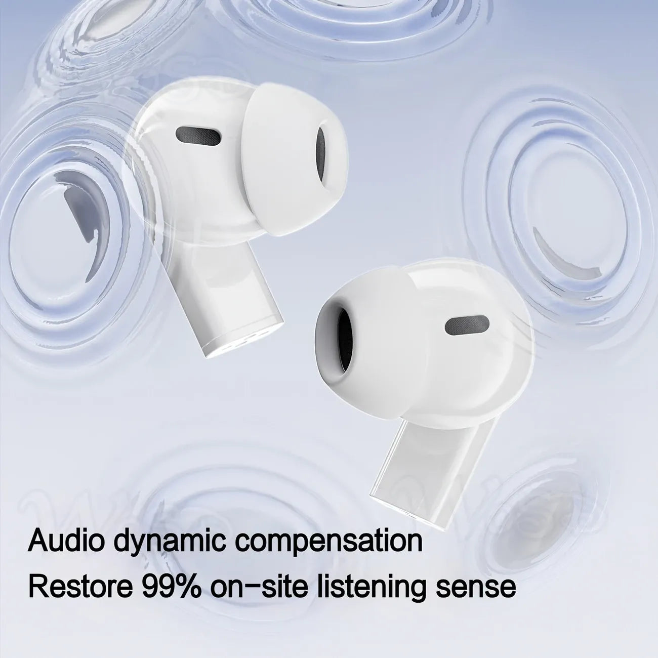 Twin Couple Earbuds LED Display